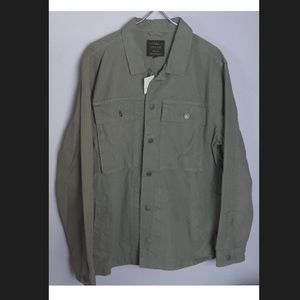 NEW Lucky Brand Military Style Shirt Jacket
